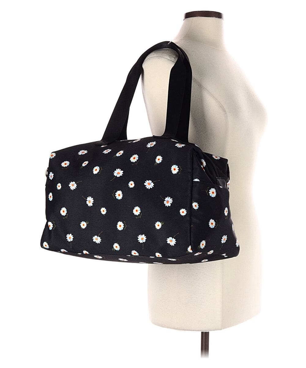 Alice + Olivia Daisy Print Duffel Bag Weekender Bag Traveling Loungewear Novelty